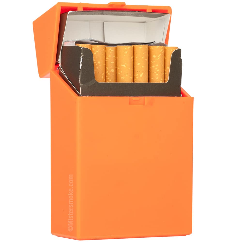Jeanoko Boîte à Cigarettes étui Porte-Cigarette en Plastique étanche Boîte  Porte-Cigarette Grande capacité pour Transporter Le Stockage (Noir) :  : Mode