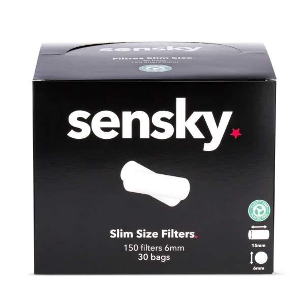 boite de 30 sachets de 150 filtres slim sensky