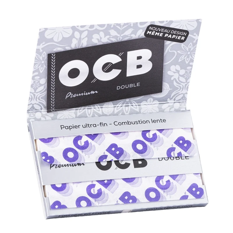 OCB double regular premium avec feuille de garantie.