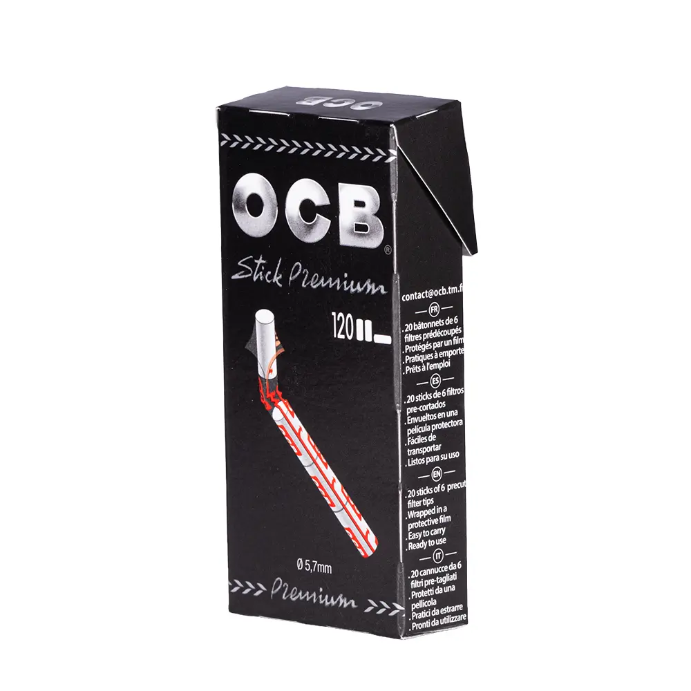 boite de filtres en mousse stick ultra slim 5,7 mm de la marque OCB