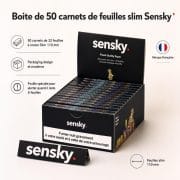 AAA - Boite de 50 carnets de feuilles slim Sensky - image-1