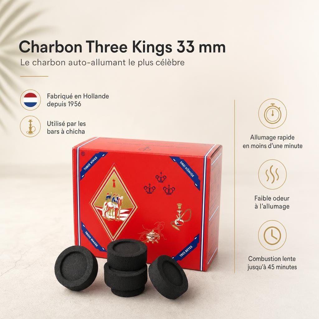 AAA - Charbon Three Kings 33 mm - image-1