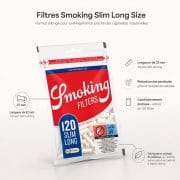 AAA - Filtres Smoking Slim Long Size - image-1