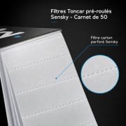 AAA - Filtres Toncar pré-roulés Sensky - Carnet de 50 - image-2
