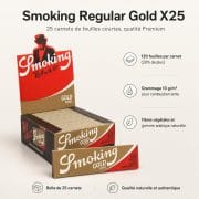AAA - Smoking Regular Gold X25 - image-1