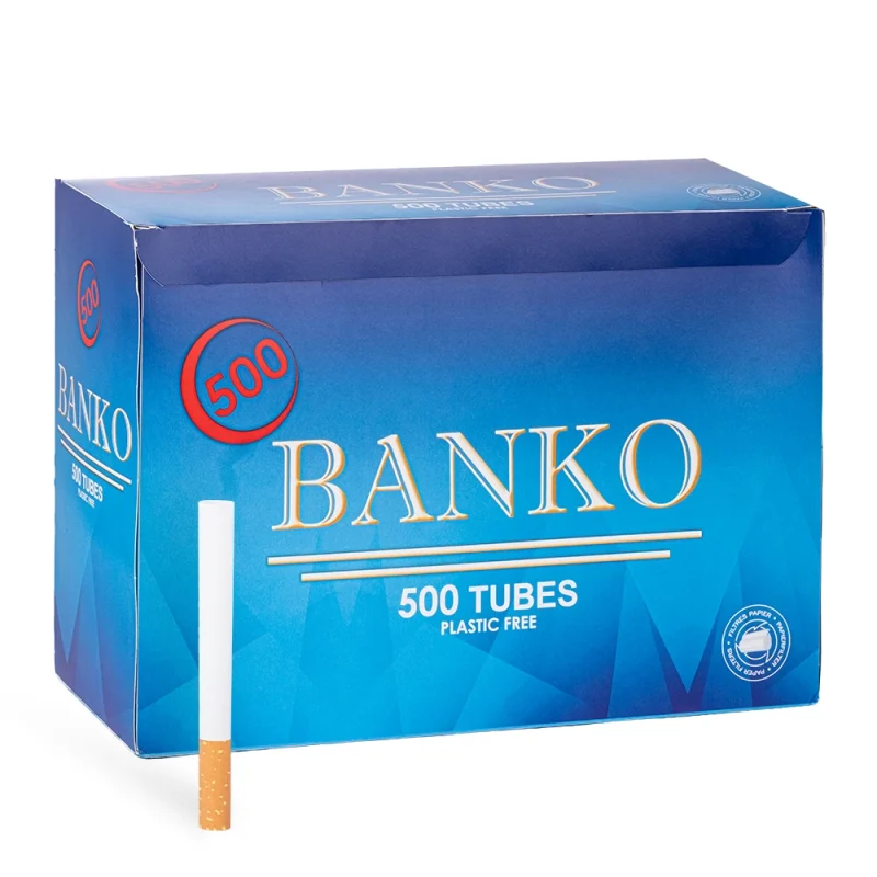 boite de 500 tubes à cigarettes de la marque BANKO