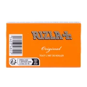 dos du carnet de feuilles à rouler rizla+ original orange regular