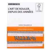 carnet double regular 100 feuilles à rouler rizla+ orange original