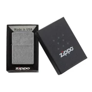 briquet zippo antique silver - authentique briquet zippo, made in usa, rechargeable avec de l'essence.