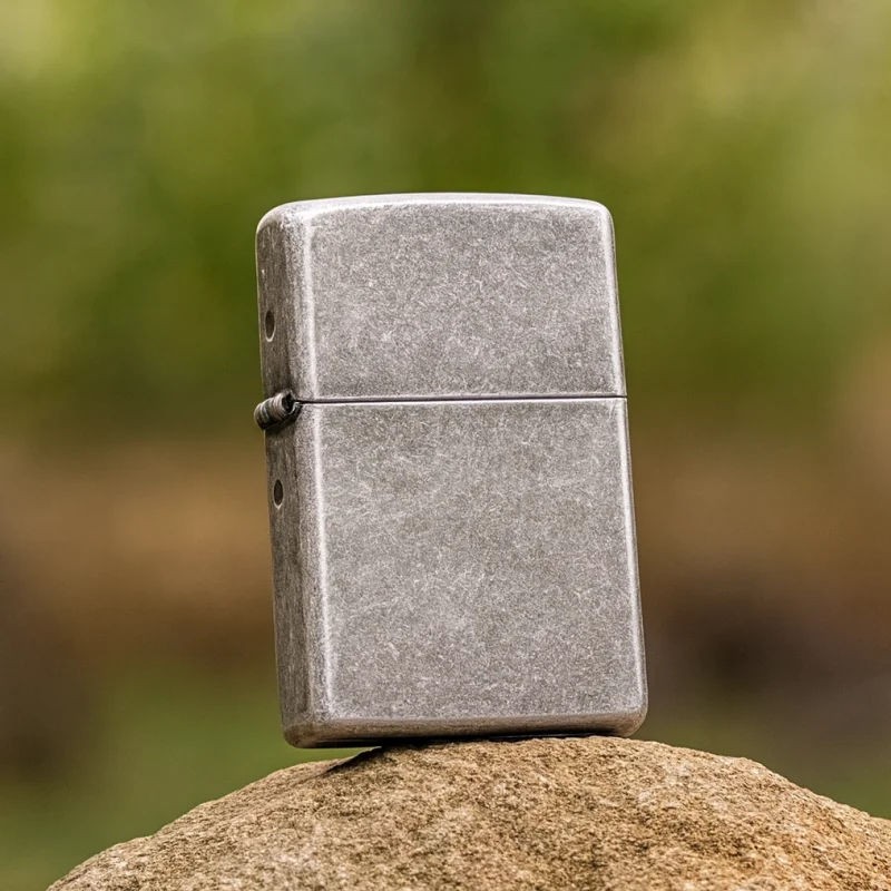 Briquet Zippo Original - Modèle antique silver
