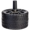 Cendrier Poussoir ANGELO en forme de pneu, roue de voiture. Cendrier poussoir anti odeurs et anti vent