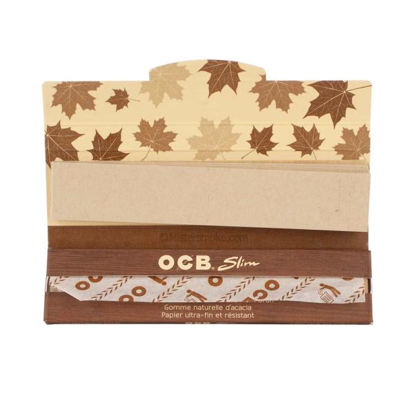 feuilles à rouler non blanchies OCB + tips