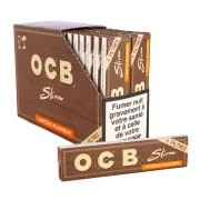 OCB Slim Long Virgin + Tips x32  Feuille Slim avec toncar - MajorSmoker