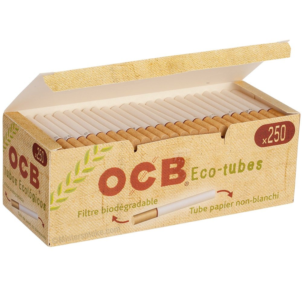 Boite de 250 tubes OCB Chanvre Bio avec filtre x4 – Cave à cigares Aix en  Provence