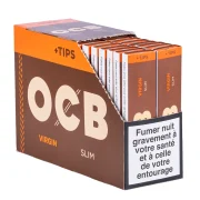 ocb virgin slim tips à la boite