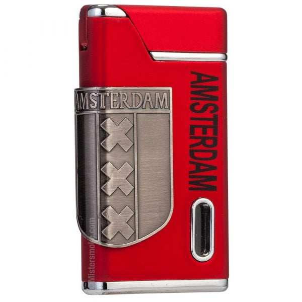 Amsterdam Storm Lighter - Red