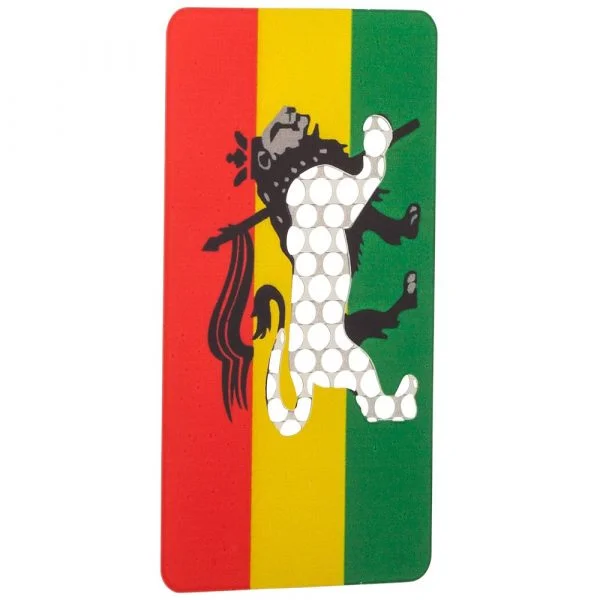 Rasta card grinder with lion shape