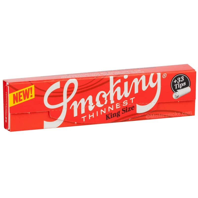 Box of slim sheets + Smoking Thinnest tips