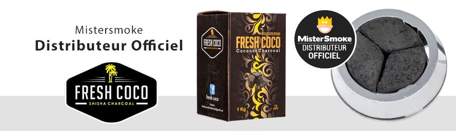 Fresh Coco Suprême 1KG - Charbon naturel