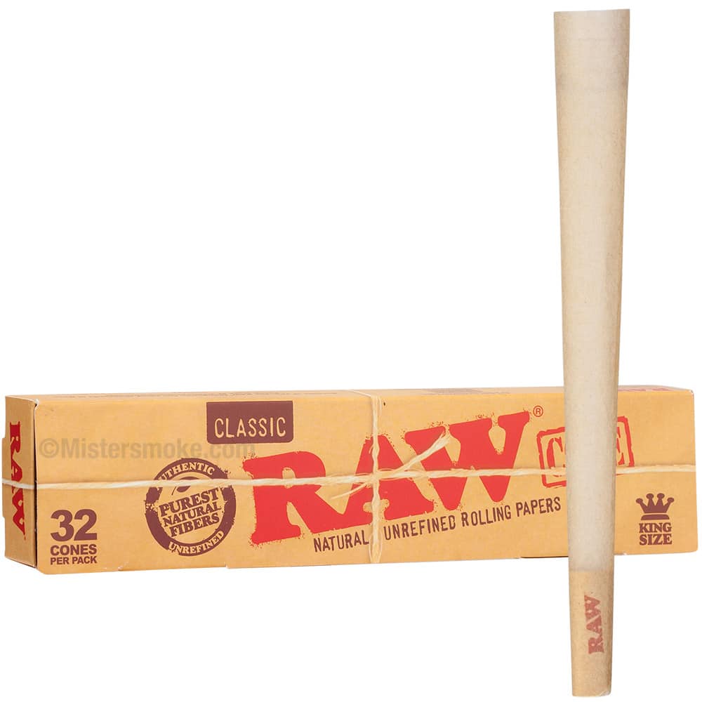 Raw Slim king size 32 feuilles à rouler non traitées non blanchies  écologiques 110mmx44mm