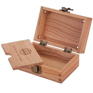 Boite de rangement en bois RAW - idéale pour ranger ses accessoires fumeurs.
