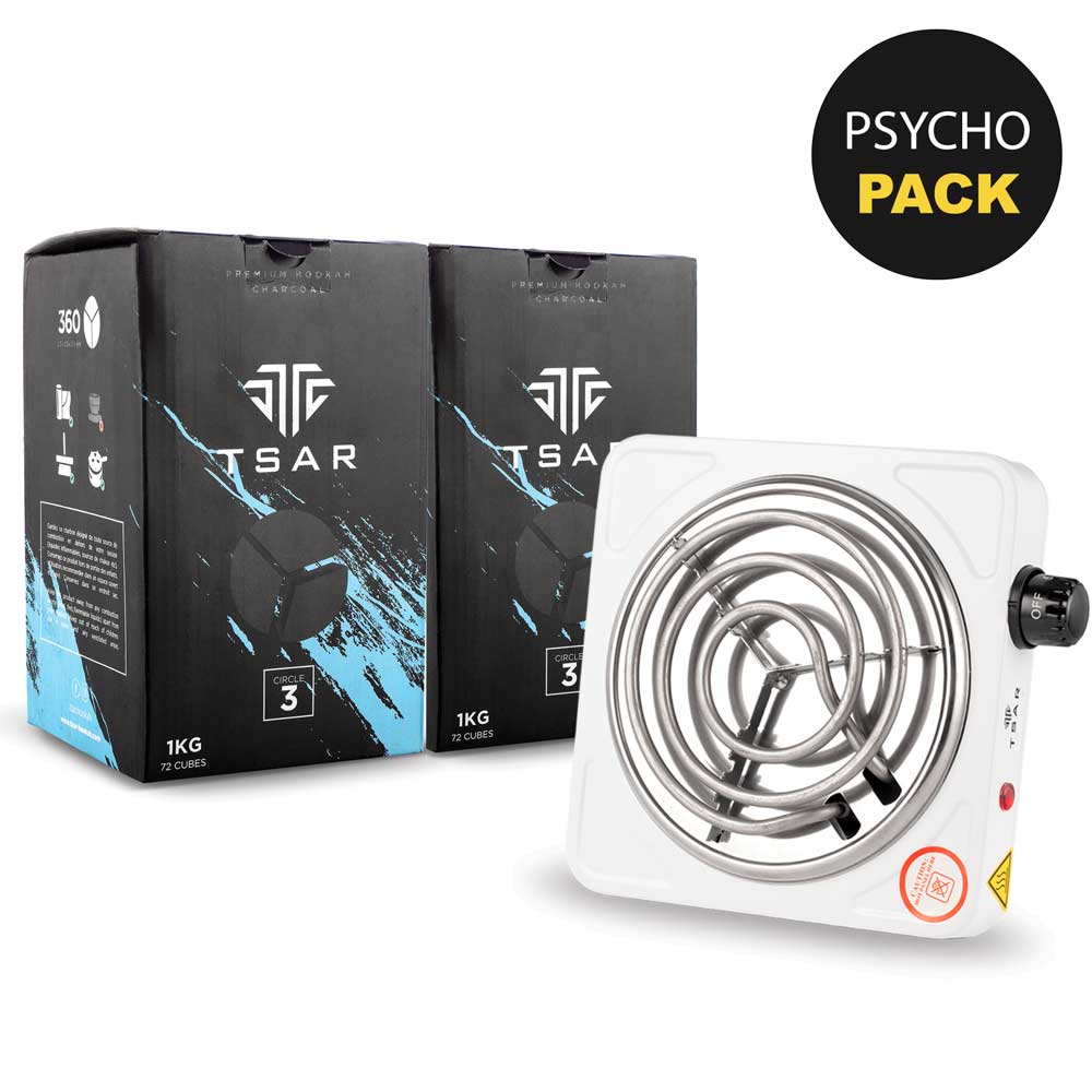 Pack Allume charbon chicha, Psychopacks