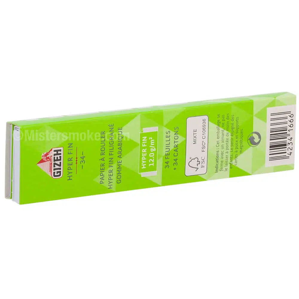 Carnet Gizeh Slim hyper fin + tips