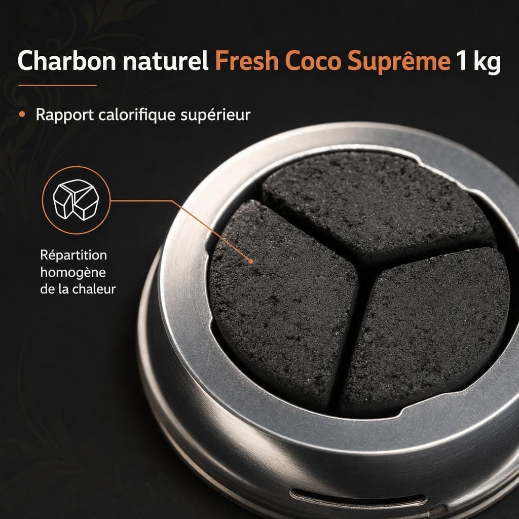 AAA - Charbon naturel Fresh Coco Suprême 1 kg - image-2