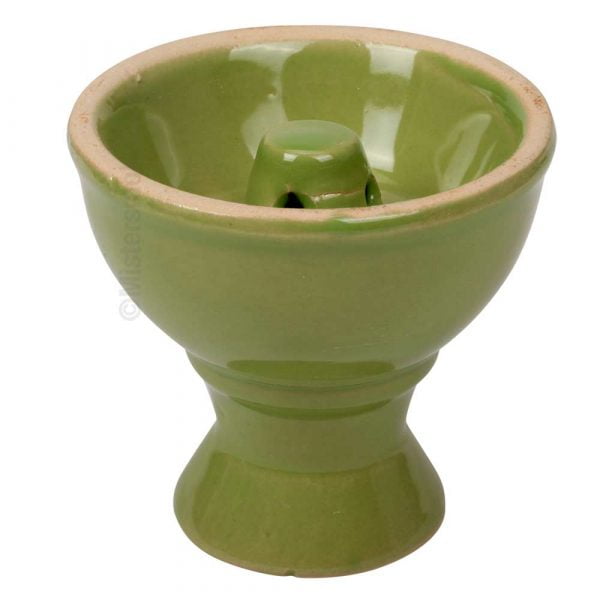 Bowl Hookah  ceramic vortex - Green