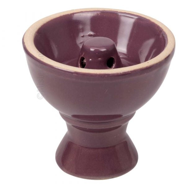 Bowl Hookah  ceramic vortex - Violet