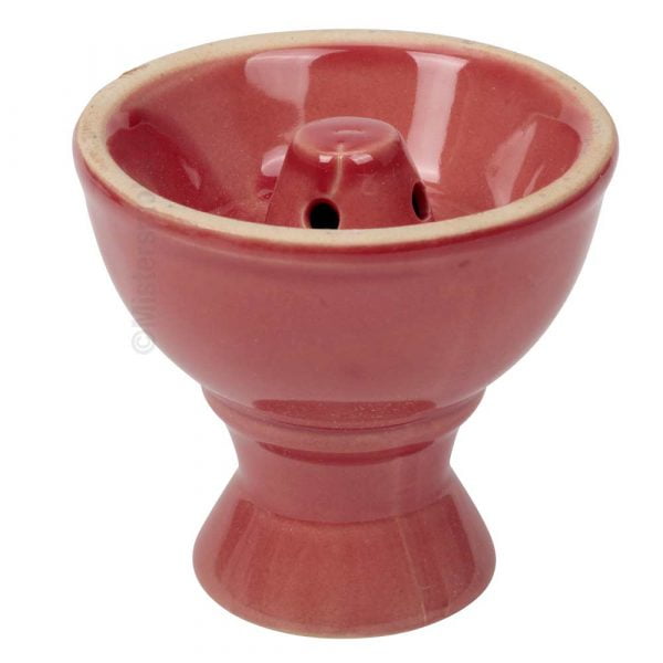 Bowl Hookah  ceramic vortex - Red