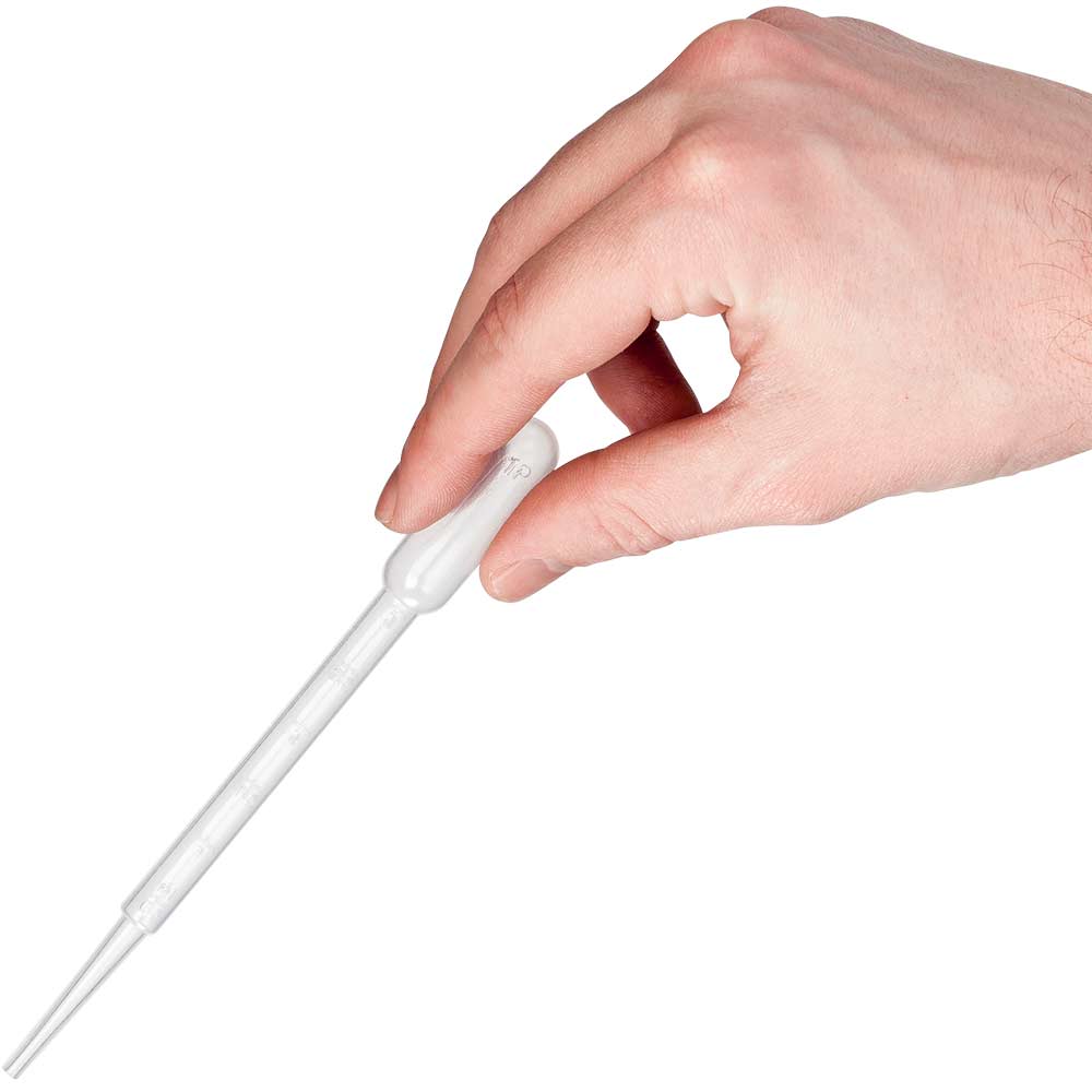 Pipette plastique graduée 3 ml pour préparation DIY e-cigarette