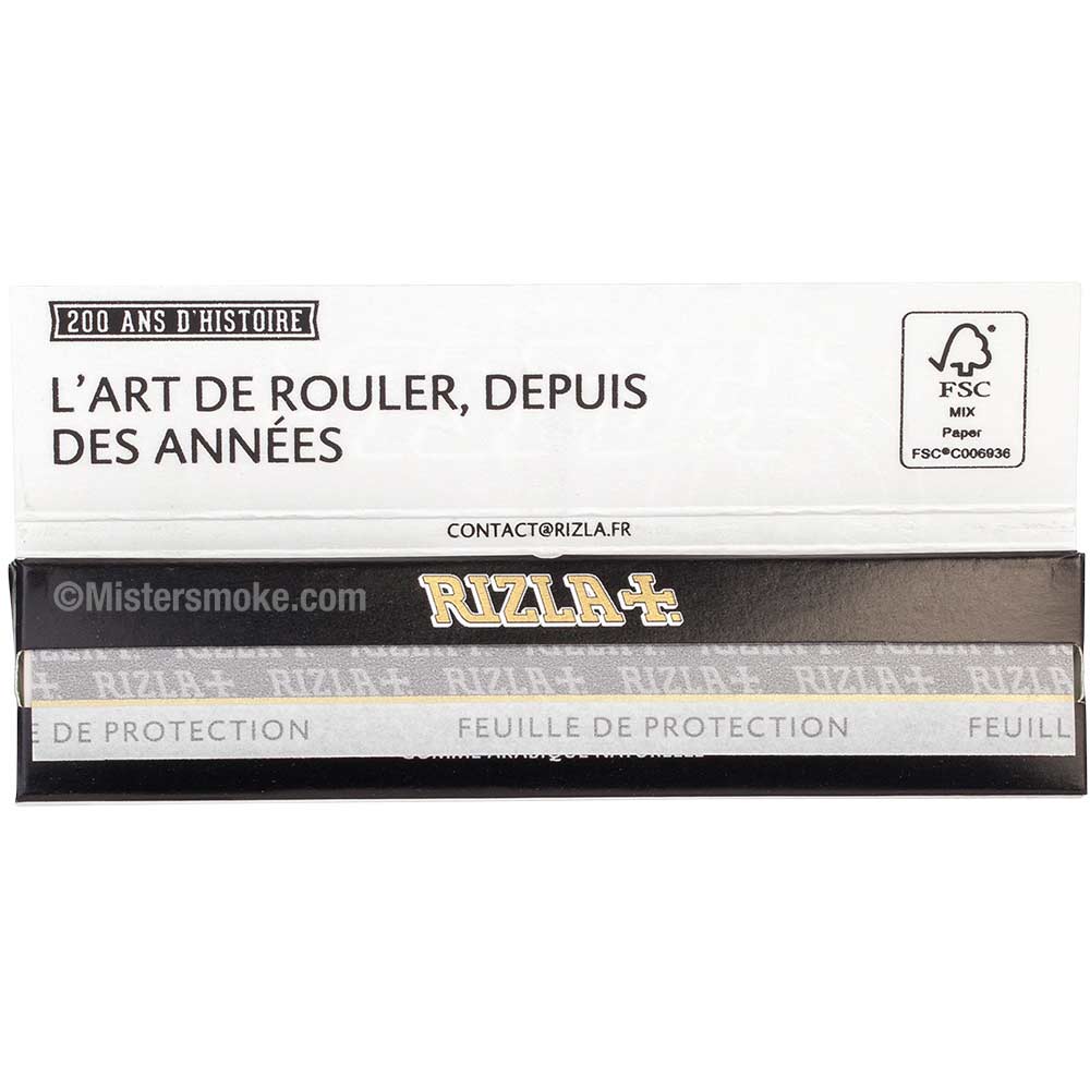 Feuilles à Rouler Rizla Black Slim Combi Pack - Feuille Longue avec carton  - Ofumeur