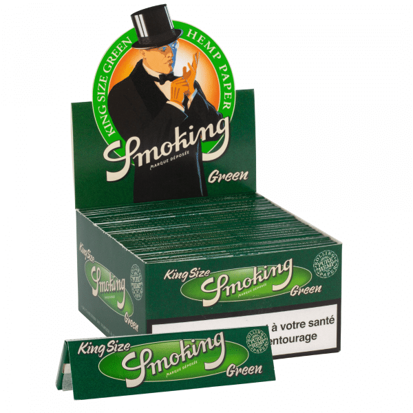 Box of 50 Smoking Green hemp notebooks