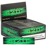 Boite de 50 carnets de feuilles a rouler non blanchies 420 slim