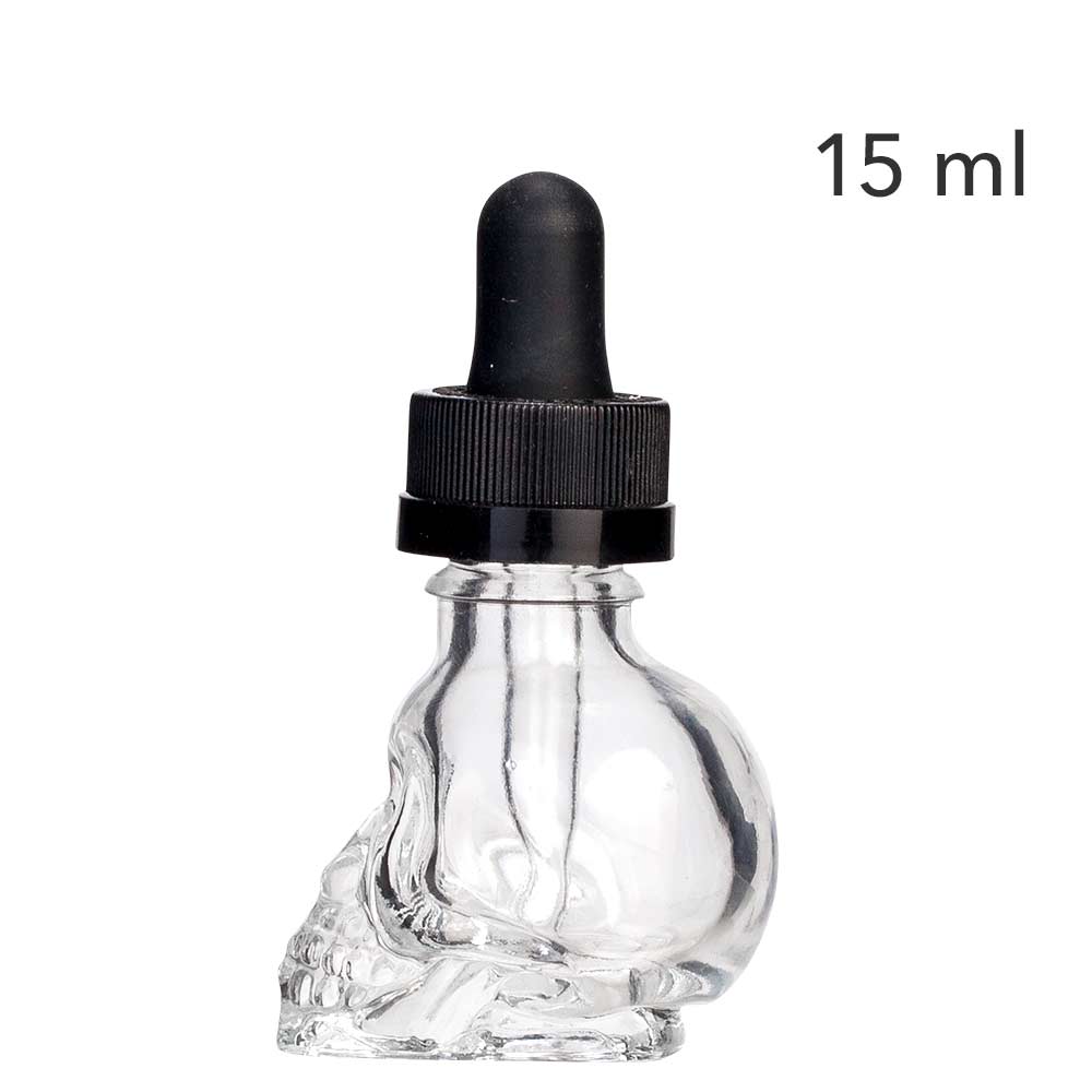 Flacon en verre 30 ml sécurisé avec pipette pour DIY e-liquide