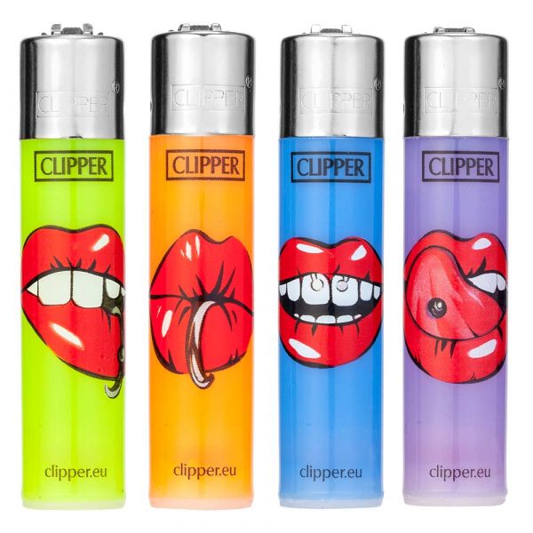 Boite de 48 briquets Clipper Décorés - Suck lips