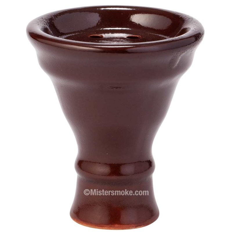 Foyer plat terre cuite - Marron foncé