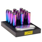 Boite de 12 Clipper métal avec présentoir - Icy color