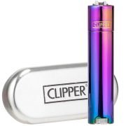 Metall-Clipper mit Etui - Farbe Icy