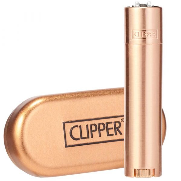 Clipper métal avec étui - Rose gold