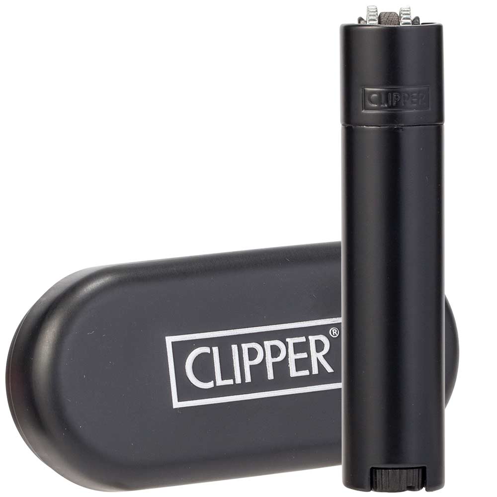 Briquet Clipper ® - édition Métal Flint - Or Mat avec Metallbox :  : Cuisine et Maison