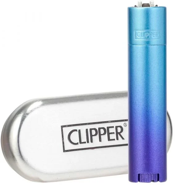 Metal Clipper with case - Blue gradiant