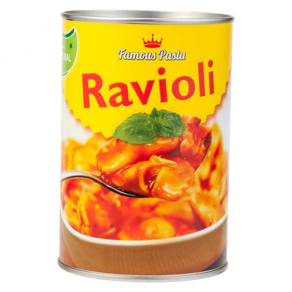 Versteckter Behälter Ravioli