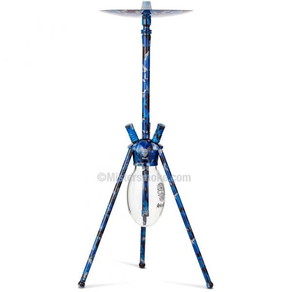 Hookah Skull Ovni Camo - Blue