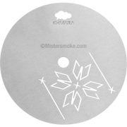 Stainless steel plate V2A Khmara - Flower