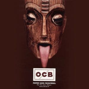 ocb blanc n°4 - publicité - papier à rouler de qualité premium