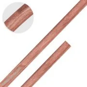 Tuyau silicone Wood - Acajou