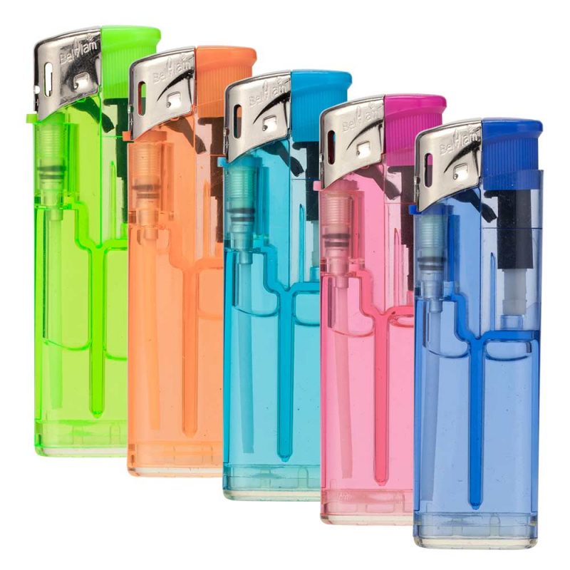 Pack of 5 Colorfun electronic lighters