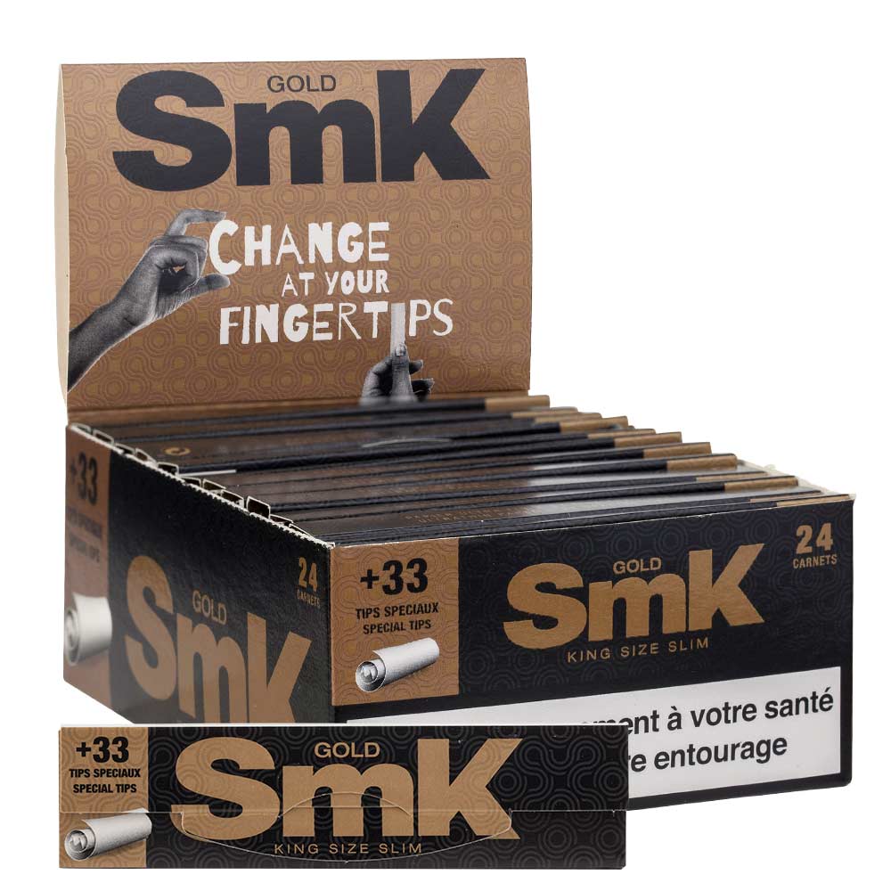 Boite de 24 carnets SMK slim + tips
